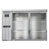 Coolers And Refrigeration Continental Refrigerator BB50NSSGD 50" Stainless Steel Glass Door Back Bar Refrigerator