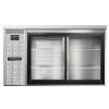 Continental Refrigerator BB59NSSSGD 59" Stainless Steel Sliding Glass Door Back Bar Refrigerator Coolers And Refrigeration