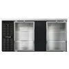 Continental Refrigerator BB69NGD 69" Glass Door Back Bar Refrigerator Coolers And Refrigeration