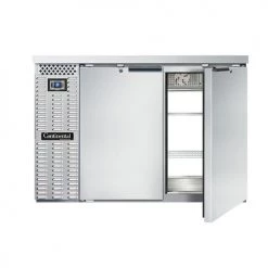 Continental Refrigerator BB50SNSSPT 50" Stainless Steel Shallow Depth Pass-Through Back Bar Refrigerator