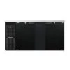 Back Bar Coolers Continental Refrigerator BB69SN 69" Black Shallow Depth Solid Door Back Bar Refrigerator