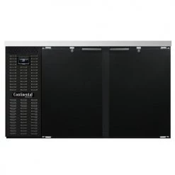 Continental Refrigerator BB59N 59" Solid Door Back Bar Refrigerator