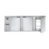Continental Refrigerator BB90SNSSPT 90" Stainless Steel Shallow-Depth Solid Door Pass-Through Back Bar Refrigerator 1 Continental Refrigerator BB90SNSSPT 90" Stainless Steel Shallow-Depth Solid Door Pass-Through Back Bar Refrigerator