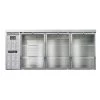 Coolers And Refrigeration Continental Refrigerator BB79SNSSGD 79" Stainless Steel Shallow-Depth Glass Door Back Bar Refrigerator