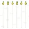 BarProducts.com Pineapple Glass Drink Stirrers - Set Of 6