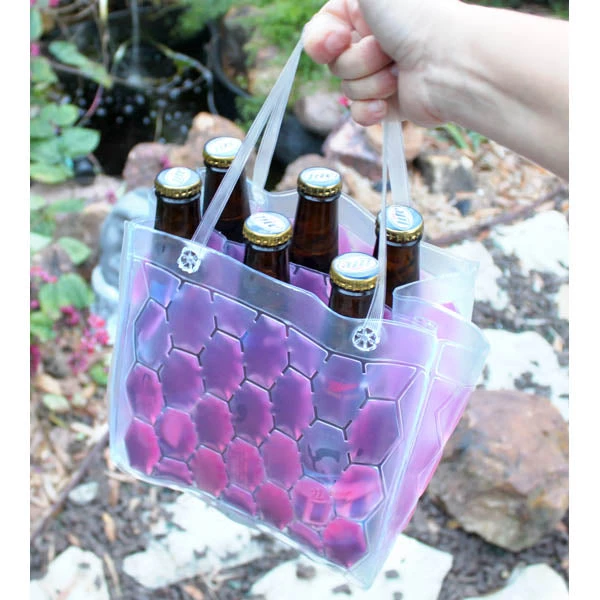 pink-6-pack-chill-bag-barproducts-carry.jpg BarProducts.com HOME BAR & GIFTS Freezable Chill Bag - Holds A 6 Pack