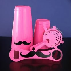 BarProducts.com Mustache Bar Set - 4 Pieces
