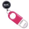 BarProducts.com Mini Vinylworks Pink Speed Opener With Retractable Reel