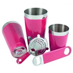 BarProducts.com Vinylworks™ Bar Sets - Hot Pink - 4 Or 5 Piece 3 BarProducts.com Vinylworks™ Bar Sets - Hot Pink - 4 Or 5 Piece