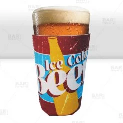 BarProducts.com Pint Glass Cooler - Ice Cold Beer Bottle & Can Coolers