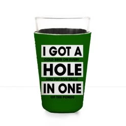 BarProducts.com HOME BAR & GIFTS ADD YOUR NAME Pint Glass Cooler - Golf
