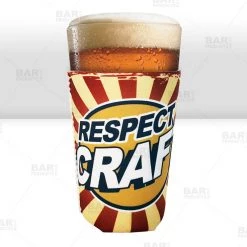 BarProducts.com Pint Glass Cooler - Respect Craft