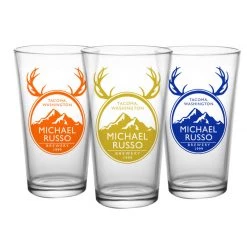 BarProducts.com CUSTOMIZABLE - 16oz Pint / Mixing Glass - Buck 4 BarProducts.com CUSTOMIZABLE - 16oz Pint / Mixing Glass - Buck