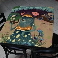 BarProducts.com Pipe Mushroom 24" X 30" Wooden Table Top - Two Types Available