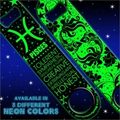 BarProducts.com Kolorcoat™ NEON Zodiac Speed Bottle Opener - PISCES