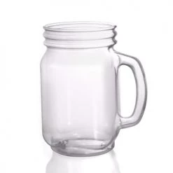 BarProducts.com BAR SUPPLIES Plastic Mason Jar Mug - 24 Oz.