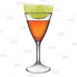BarProducts.com Plastic Martini Shot Glasses - 4 Pack - Reusable BAR SUPPLIES
