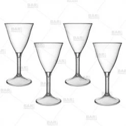BarProducts.com Plastic Martini Shot Glasses - 4 Pack - Reusable BAR SUPPLIES