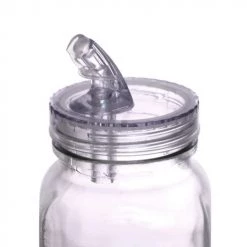 BarProducts.com Plastic Mason Jar Lid With Pour Spout BAR SUPPLIES 4 BarProducts.com Plastic Mason Jar Lid With Pour Spout BAR SUPPLIES