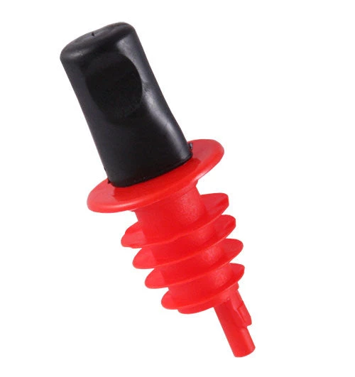 plastic-pourers-w-dust-cap-red.jpg BarProducts.com Liquor Pourers - Plastic W/ Dust Cap - Packs Of 12 - Color Options BAR SUPPLIES