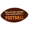 BarProducts Handcrafted Woodshop Made In The USA Four Seasons - Football Shaped Wall Plaque 1 BarProducts Handcrafted Woodshop Made In The USA Four Seasons - Football Shaped Wall Plaque