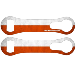 BarProducts.com Kolorcoat™ V-Rod® Opener - Poland Flag Custom Bottle Openers