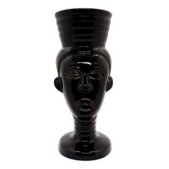 BarProducts.com BarConic® Tiki Drinkware - Polynesian Queen - Black