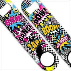 BarProducts.com Kolorcoat™ Speed Opener - Pop Art Bartending Bottle Openers