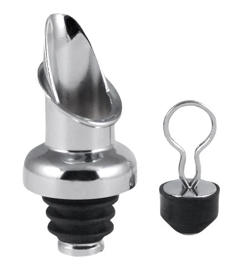 pourer-stopper-combo.jpg BarProducts.com Corkscrews And Wine Openers Pourer Stopper Combo - Chrome