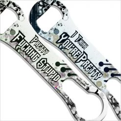 BarProducts.com BAR TOOLS V-Rod® Bottle Opener / Pour Spout Remover - Pretty Stupid