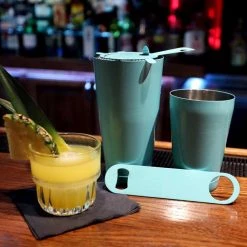 BarProducts.com Bartending Bar Sets SeaFoam Blue Bar Set - 4 Pieces 3 BarProducts.com Bartending Bar Sets SeaFoam Blue Bar Set - 4 Pieces