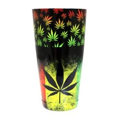 BarProducts.com Cocktail Shaker Tin - Printed Designer Series - 28oz Weighted - Rasta BAR TOOLS