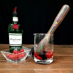BarProducts.com Bamboo Rainbow Muddler BAR TOOLS