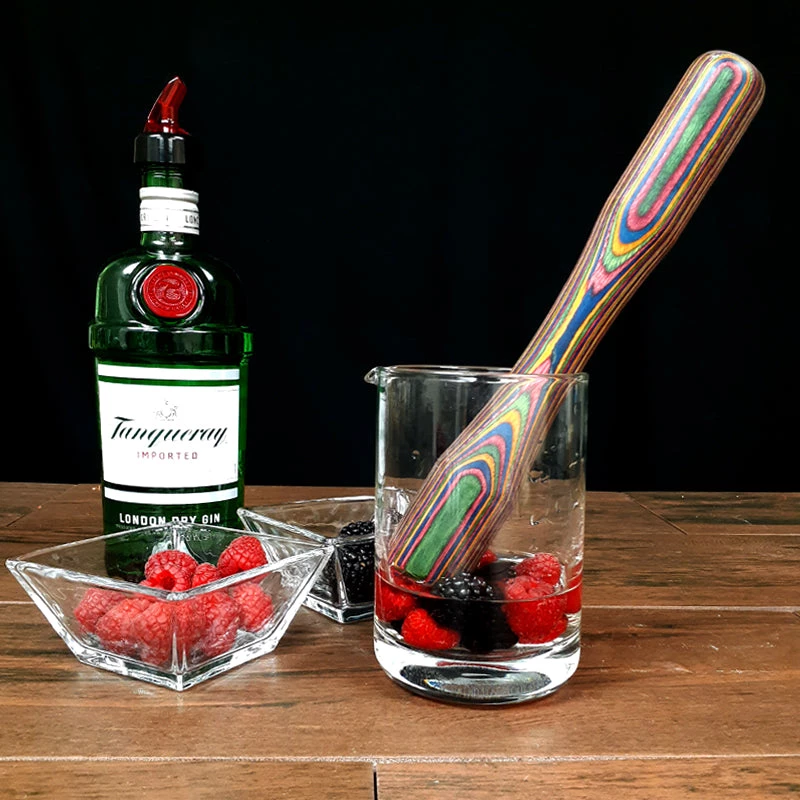 rb-mud-bpc.jpg BarProducts.com Bamboo Rainbow Muddler BAR TOOLS