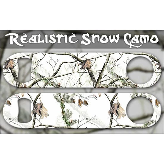 realistic-snow-camo-speed-opener.jpg BarProducts.com Bartending Bottle Openers Realistic Camo Kolorcoat™ Speed Opener Series