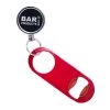 BarProducts.com Mini Powder Coat Candy Red Speed Opener With Retractable Reel