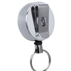 BarProducts.com CUSTOMIZABLE Mini Bottle Opener With Retractable Reel - Abstract Triangles