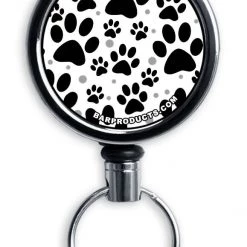 BarProducts.com CUSTOMIZABLE Mini Bottle Opener With Retractable Reel - Puppy Love Bartending Bottle Openers