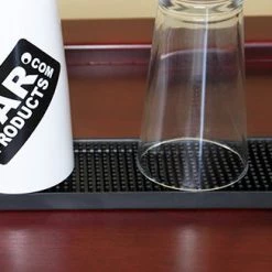 BarProducts.com BarConic® Bar Mat - Black - 3.25" X 24"