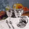 BarProducts.com KITCHEN, DINING & SERVICE Relish Server With Rotating Base