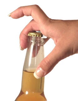 ringonfinger250.jpg BarProducts.com Unique Bottle Openers Smooth Chrome Ring Bottle Opener