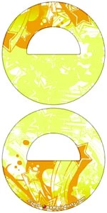 ro-stars-orange-bs-th.jpg BarProducts.com Round Bottle Opener - Shooting Stars - Color Options