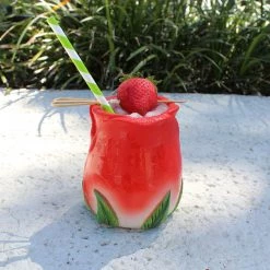 BarProducts.com BarConic® Tiki Drinkware - Rose Petal - 12 Oz.