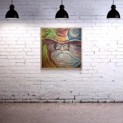 BarProducts.com Featured Artists The Wizard Square Wooden Table Top - Two Sizes Available