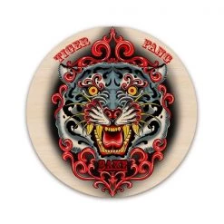 BarProducts.com Tiger Fang Sake Round Wooden Table Top - Two Sizes Available Featured Artists