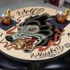 BarProducts.com Featured Artists Fire Wolf Whiskey Round Wooden Table Top - Two Sizes Available 1 BarProducts.com Featured Artists Fire Wolf Whiskey Round Wooden Table Top - Two Sizes Available