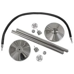 BarProducts.com Chrome Stanchion Posts - Set Of 2 BAR EQUIPMENT 4 BarProducts.com Chrome Stanchion Posts - Set Of 2 BAR EQUIPMENT