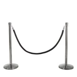 BarProducts.com Chrome Stanchion Posts - Set Of 2 BAR EQUIPMENT
