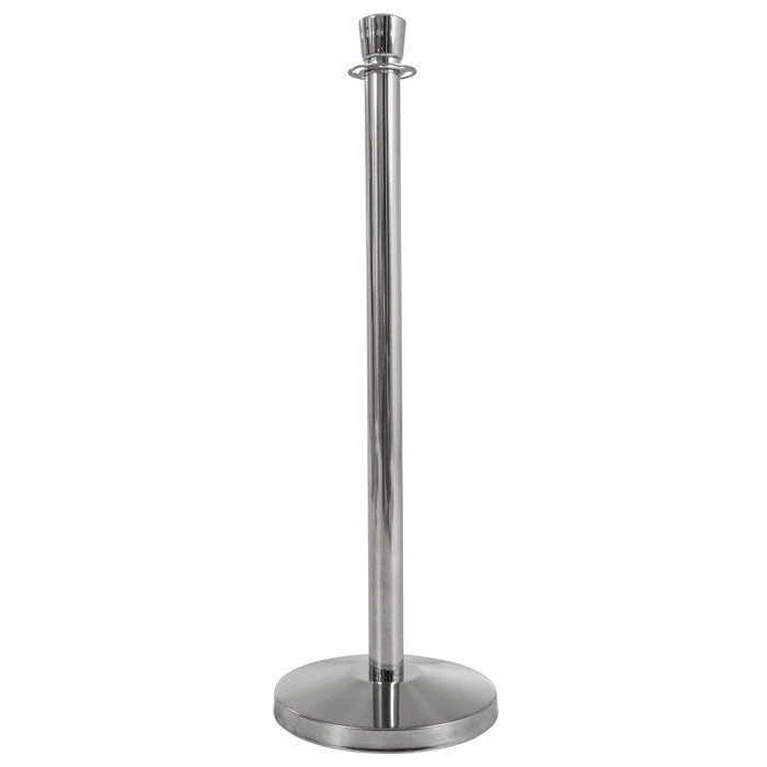 rs-33chr-uswchrome-and-rope-stanchion-set-pole.jpg BarProducts.com Chrome Stanchion Posts - Set Of 2 BAR EQUIPMENT