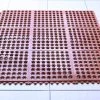 BarProducts.com Interlocking Rubber Floor Mat – Red 3’ X 3’ – Grease Resistant